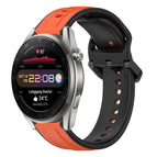 For Huawei Watch 3 Pro New / Orange+Black