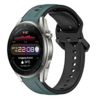 For Huawei Watch 3 Pro New / Olive Green + Black