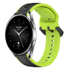 For Xiaomi Watch S2 42mm / Black+Lime