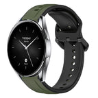 For Xiaomi Watch S2 46mm / Dark Green+Black