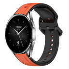 For Xiaomi Watch S2 46mm / Orange+Black