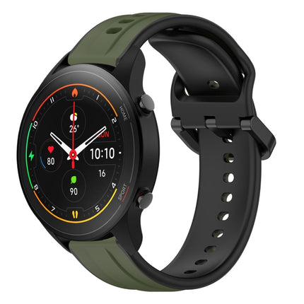 22mm Convex Loop Two-Color Silicone Watch Band, For Xiaomi MI Watch S1, For Xiaomi MI Watch S1 Pro
