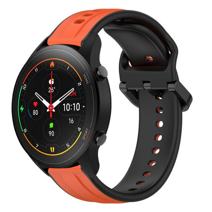 22mm Convex Loop Two-Color Silicone Watch Band, For Xiaomi MI Watch S1, For Xiaomi MI Watch S1 Pro