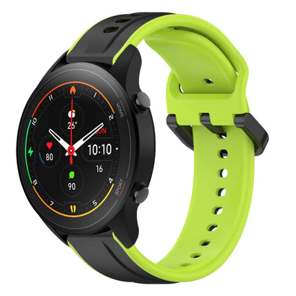 22mm Convex Loop Two-Color Silicone Watch Band, For Xiaomi MI Watch S1, For Xiaomi MI Watch S1 Pro
