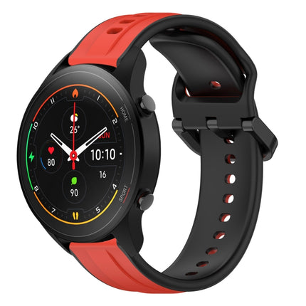 22mm Convex Loop Two-Color Silicone Watch Band, For Xiaomi MI Watch S1, For Xiaomi MI Watch S1 Pro