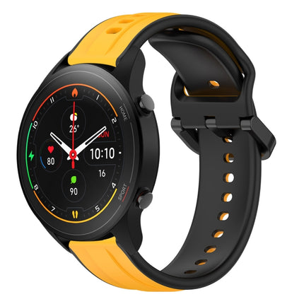 22mm Convex Loop Two-Color Silicone Watch Band, For Xiaomi MI Watch S1, For Xiaomi MI Watch S1 Pro