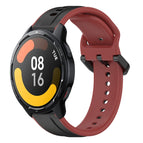 For Xiaomi Watch S1 Active / Black+Red