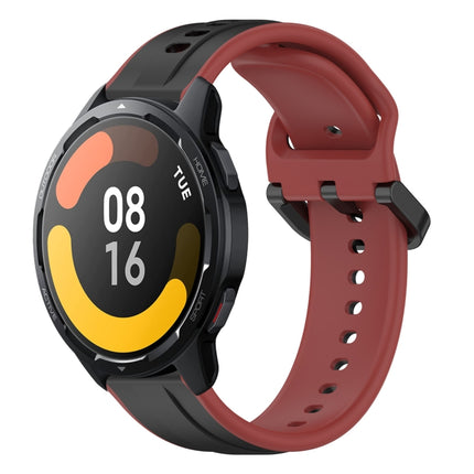 22mm Convex Loop Two-Color Silicone Watch Band, For Xiaomi Watch S1 Active, For Xiaomi MI Watch Color 2