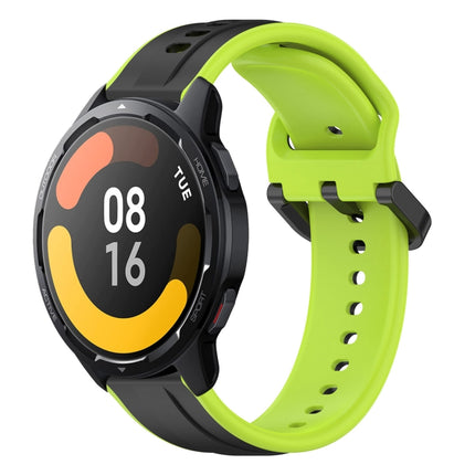 22mm Convex Loop Two-Color Silicone Watch Band, For Xiaomi Watch S1 Active, For Xiaomi MI Watch Color 2
