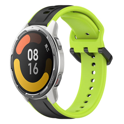 22mm Convex Loop Two-Color Silicone Watch Band, For Xiaomi Watch S1 Active, For Xiaomi MI Watch Color 2