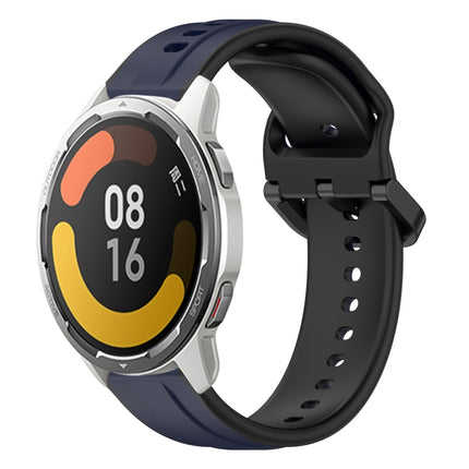 22mm Convex Loop Two-Color Silicone Watch Band, For Xiaomi Watch S1 Active, For Xiaomi MI Watch Color 2