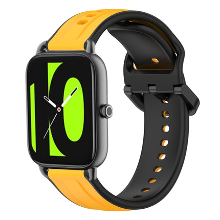 22mm Convex Loop Two-Color Silicone Watch Band, For Xiaomi Haylou RT2 LS10, For  Xiaomi Haylou RS4 LS12