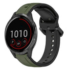 For Garmin Vivoactive4 / Dark Green+Black