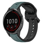 For Garmin Vivoactive4 / Olive Green + Black