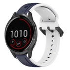 For Garmin Vivoactive4 / Midnight Blue+White