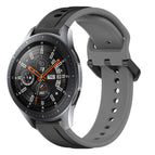 For Samsung Galaxy Watch 46mm / Black+Grey