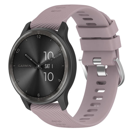 20mm Cross Textured Solid Color Silicone Watch Band, For Garmin Vivoactive3, For Garmin Vivoactive3 Music