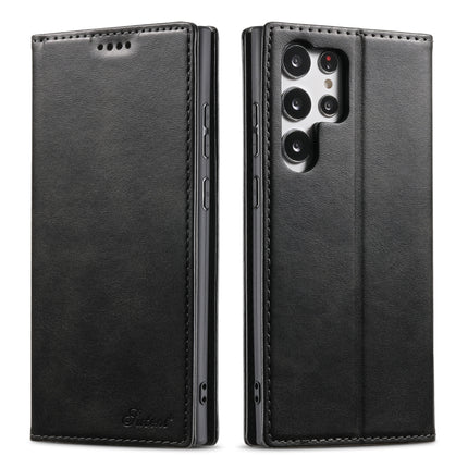 Suteni Calf Texture Horizontal Flip Leather Phone Case, For Samsung Galaxy S24 Ultra 5G, For Samsung Galaxy S24+ 5G, For Samsung Galaxy S24 5G, For Samsung Galaxy S23 Ultra 5G, For Samsung Galaxy S23+ 5G, For Samsung Galaxy S23 5G