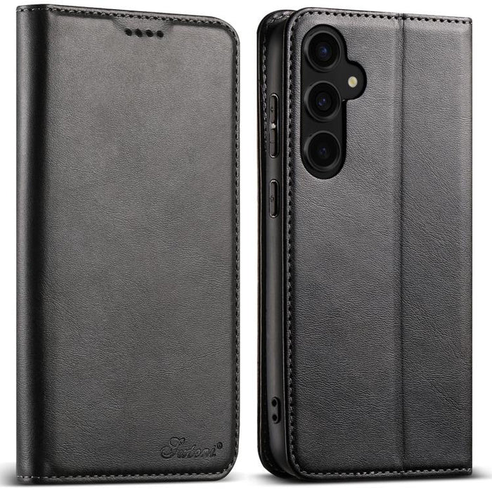 Suteni Calf Texture Horizontal Flip Leather Phone Case, For Samsung Galaxy S26+ 5G, For Samsung Galaxy S26 Ultra 5G, For Samsung Galaxy S26 5G, For Samsung Galaxy S25 5G, For Samsung Galaxy S25+ 5G, For Samsung Galaxy S25 Ultra 5G