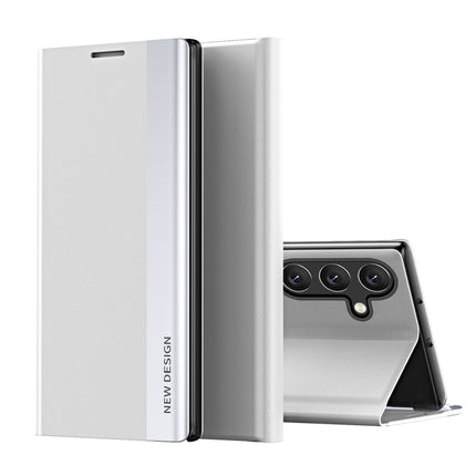 Side Electroplated Adsorption Leather Phone Case, For Samsung Galaxy A54 5G, For Samsung Galaxy A34 5G, For Samsung Galaxy A24 4G