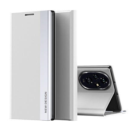 Side Electroplated Adsorption Leather Phone Case, For Honor 200, For Honor 200 Pro, For Honor 200 Lite Global