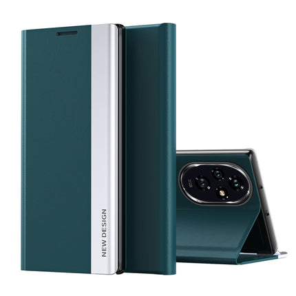 Side Electroplated Adsorption Leather Phone Case, For Honor 200, For Honor 200 Pro, For Honor 200 Lite Global