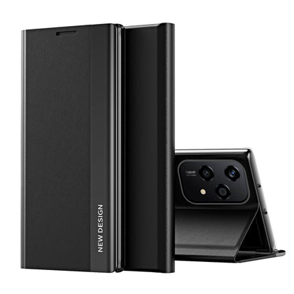 Side Electroplated Adsorption Leather Phone Case, For Honor 200, For Honor 200 Pro, For Honor 200 Lite Global