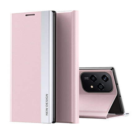 Side Electroplated Adsorption Leather Phone Case, For Honor 200, For Honor 200 Pro, For Honor 200 Lite Global