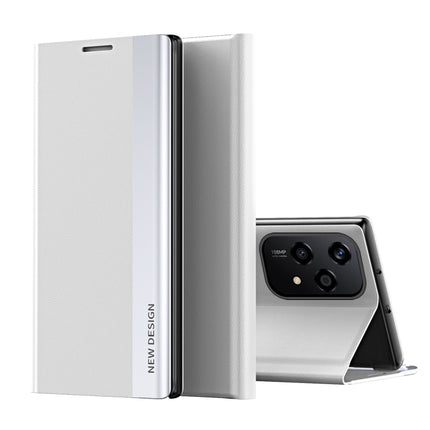 Side Electroplated Adsorption Leather Phone Case, For Honor 200, For Honor 200 Pro, For Honor 200 Lite Global