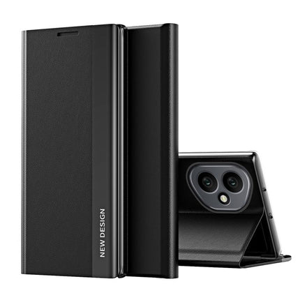Side Electroplated Adsorption Leather Phone Case, For Honor 400 Pro Global 160.8mm, For Honor 400 Lite Global, For Honor 400 Global 156.5mm