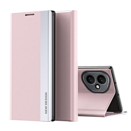 Side Electroplated Adsorption Leather Phone Case, For Honor 400 Pro Global 160.8mm, For Honor 400 Lite Global, For Honor 400 Global 156.5mm