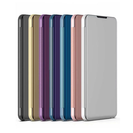 Plated Mirror Horizontal Flip Leather Case with Holder, For Honor Magic 5 Lite, For Honor X9A