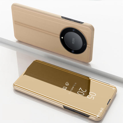 Plated Mirror Horizontal Flip Leather Case with Holder, For Honor Magic 5 Lite, For Honor X9A