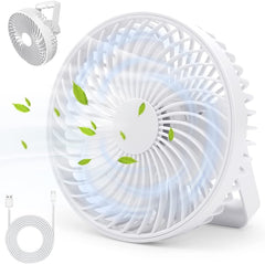 Multifunctional LED Rechargeable Outdoor Portable Tent Camping Fan, Black, White