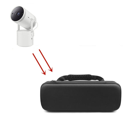 Für Samsung Freestyle Tragbarer Handprojektor Aufbewahrungstasche Batterie Dock Aufbewahrungsbox, Aufbewahrungstasche