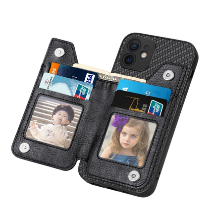 Carbon Fiber Horizontal Flip Zipper Wallet Phone Case, For iPhone 11, For iPhone 11 Pro, For iPhone 11 Pro  Max, For iPhone X / XS