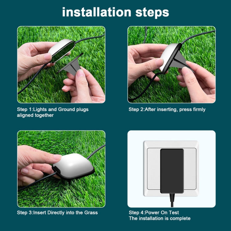 CP01 Outdoor WIFI Smart APP Control Garden Lamp Music Sync Outdoor Ground Lights