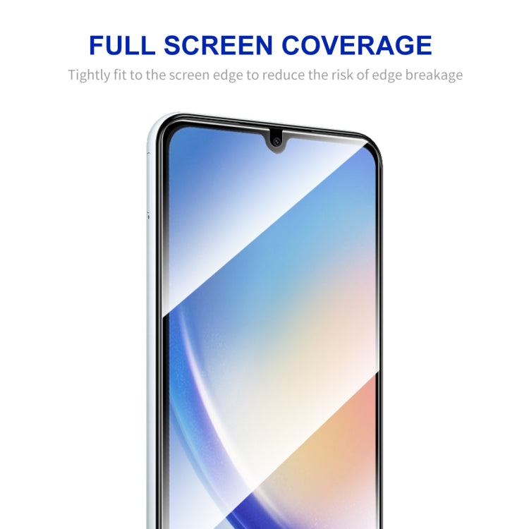 For Samsung Galaxy A34 5G / M34 / F34 ENKAY Hat-Prince Full Glue High Aluminum-silicon Tempered Glass Film, For Samsung Galaxy A34 5G / M34 / F34(1pc), For Samsung Galaxy A34 5G / M34 / F34(2pcs), For Samsung Galaxy A34 5G / M34 / F34(5pcs)������������...