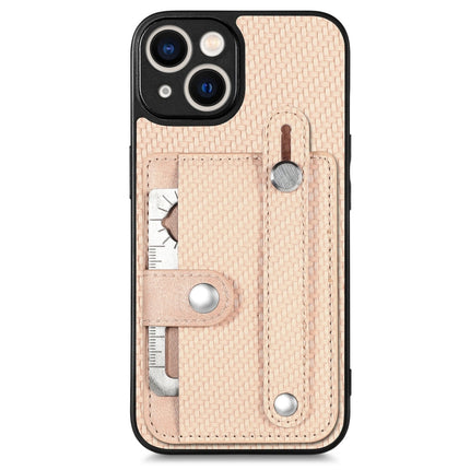 Wristband Kickstand Card Wallet Back Cover Phone Case with Tool Knife, For iPhone 14, For iPhone 14 Pro, For iPhone 14 Plus, For iPhone 14 Pro Max
