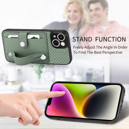 Wristband Kickstand Card Wallet Back Cover Phone Case with Tool Knife, For iPhone 14, For iPhone 14 Pro, For iPhone 14 Plus, For iPhone 14 Pro Max