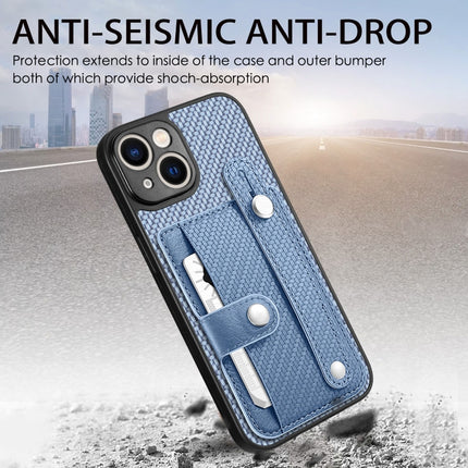 Wristband Kickstand Card Wallet Back Cover Phone Case with Tool Knife, For iPhone 14, For iPhone 14 Pro, For iPhone 14 Plus, For iPhone 14 Pro Max