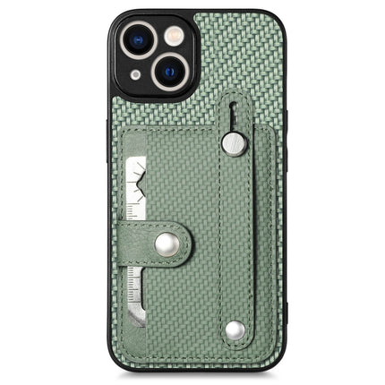 Wristband Kickstand Card Wallet Back Cover Phone Case with Tool Knife, For iPhone 14, For iPhone 14 Pro, For iPhone 14 Plus, For iPhone 14 Pro Max