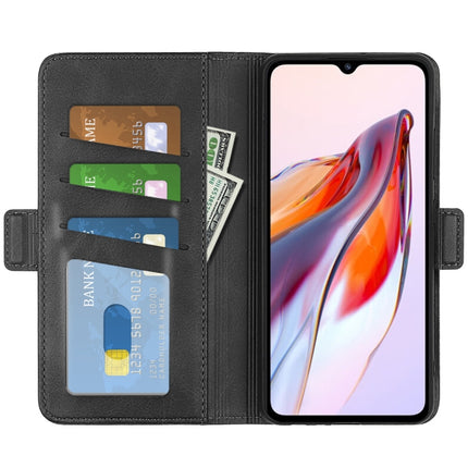 For Xiaomi Redmi 12C Dual-side Magnetic Buckle Horizontal Flip Leather Phone Case, For Xiaomi Redmi 12C