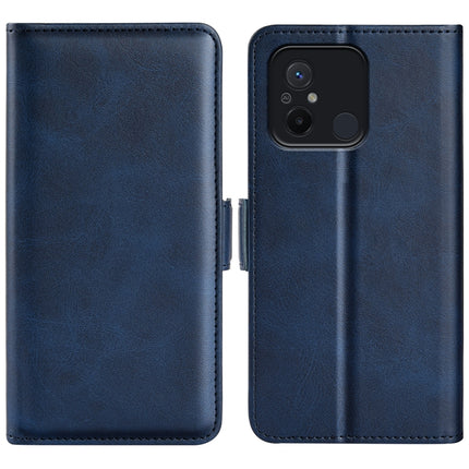 For Xiaomi Redmi 12C Dual-side Magnetic Buckle Horizontal Flip Leather Phone Case, For Xiaomi Redmi 12C