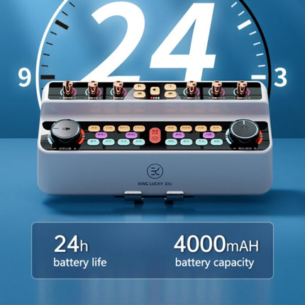 S18 Family KTV Desktop Live Special Sound Card Audio All-In-One Phone Singing Karaoke Microphone Equipment Full Set, S18