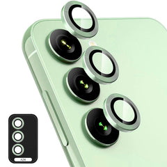 For Samsung Galaxy A24 ENKAY Hat-Prince 9H Rear Camera Lens Aluminium Alloy Ring Tempered Glass Film, For Samsung Galaxy A24