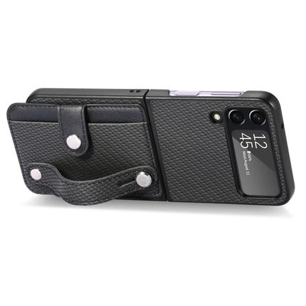 Wristband Kickstand Card Wallet Back Cover Phone Case, For Samsung Galaxy Z Flip3 5G, For Samsung Galaxy Z Flip 5G, For OPPO Find N2 Flip