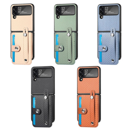 Wristband Kickstand Card Wallet Back Cover Phone Case, For Samsung Galaxy Z Flip3 5G, For Samsung Galaxy Z Flip 5G, For OPPO Find N2 Flip