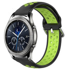 For Samsung Gear S3 Classic / Black+ Lime