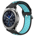 For Samsung Gear S3 Classic / Black+Blue